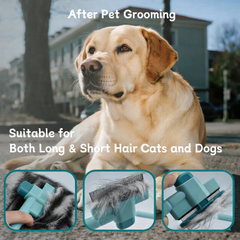 Self Cleaning Pet Flea Comb Grooming Brush