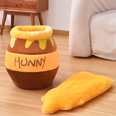 Comfy Honey Pot Pet Plush Bed